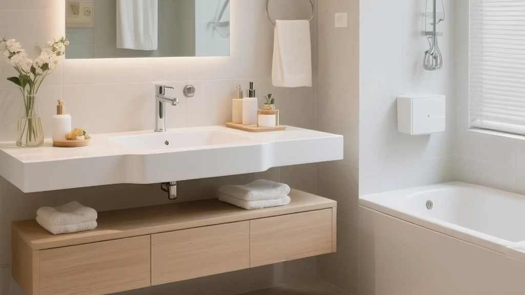 Sete ideias para organizar o banheiro pequeno